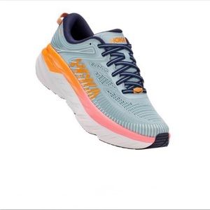 Hoka Bondi 7 sneakers size 8 rainbow